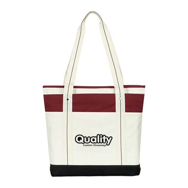 17"W x 15"H Hamptons Getaway Tote Bags (Q238311)