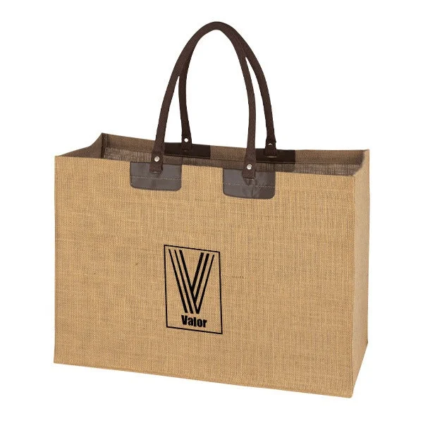 Jumbo Jute Tote Bag (Q676922)