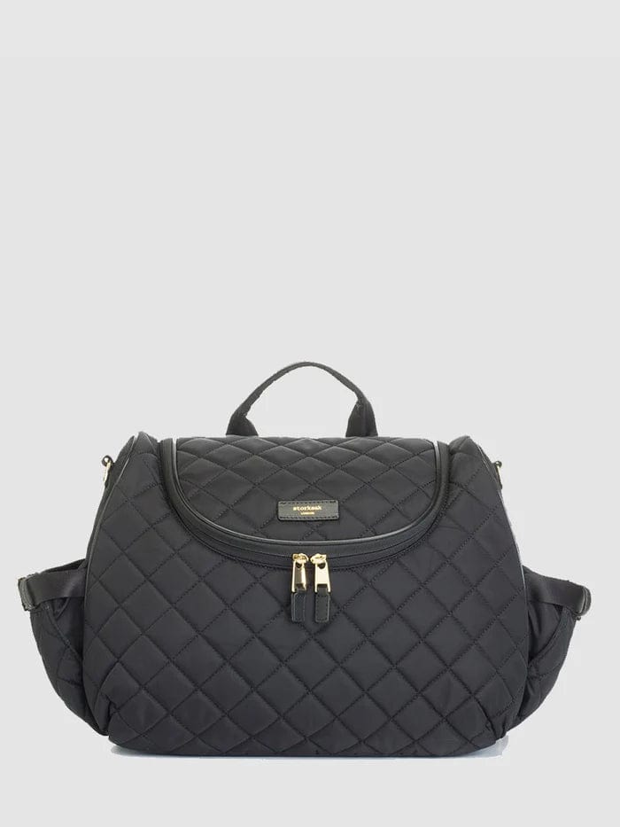 Storksak Poppy Luxe Changing Bag - Black Scuba