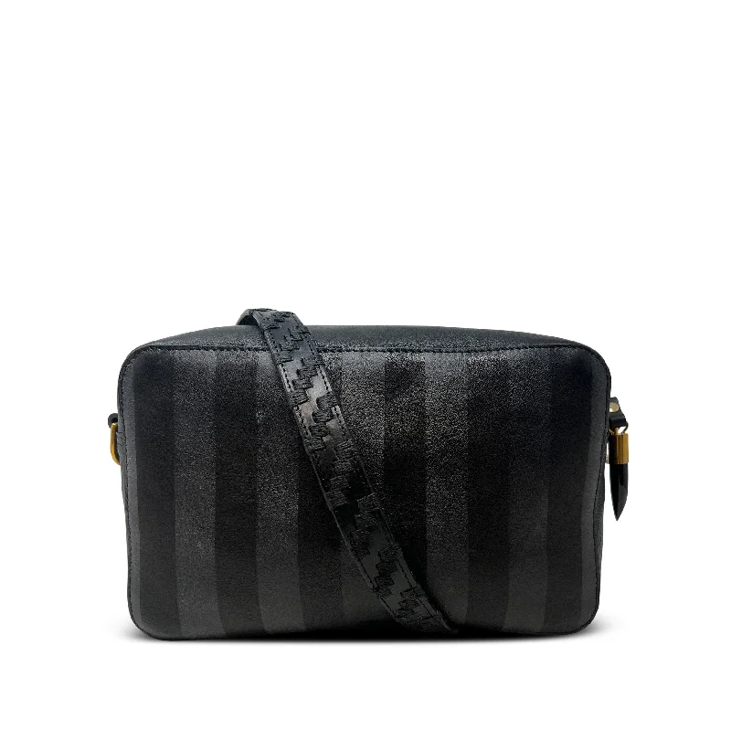 Amberleigh Crossbody Bag - Black Heat Striped