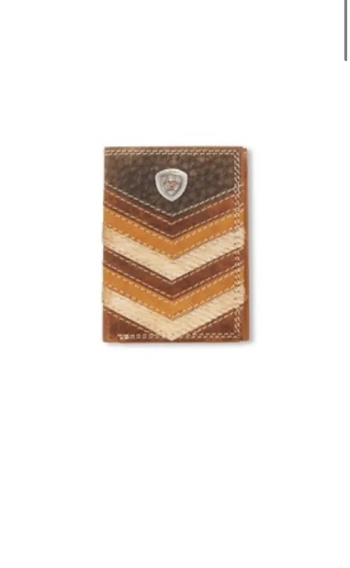 Ariat Chevron Tri-Fold Wallet