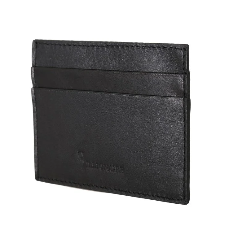 Billionaire Italian Couture Leather Cardholder Men's Wallet