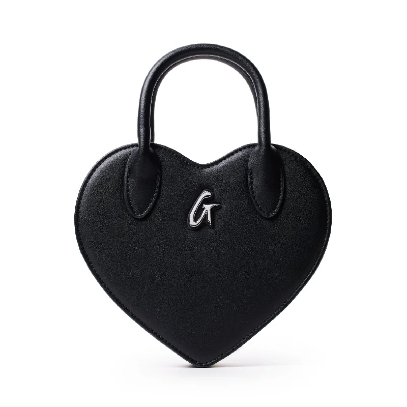 GLAM-AHOLIC BLACK HEART BAG