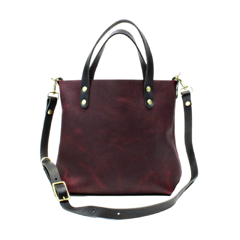 Burgundy Leather Crossbody