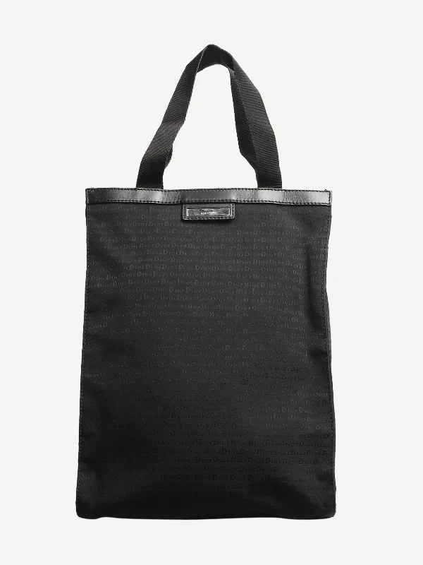 Black 2006 Dior Homme tote bag