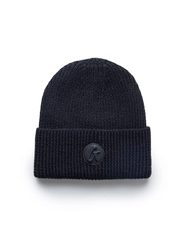 CLASSIC BEANIE HAT BLACK