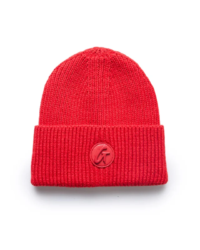 CLASSIC BEANIE HAT RED