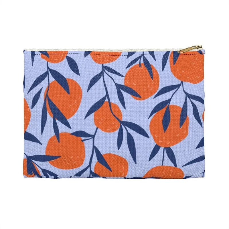 Clementine Citrus Print Tote Bag