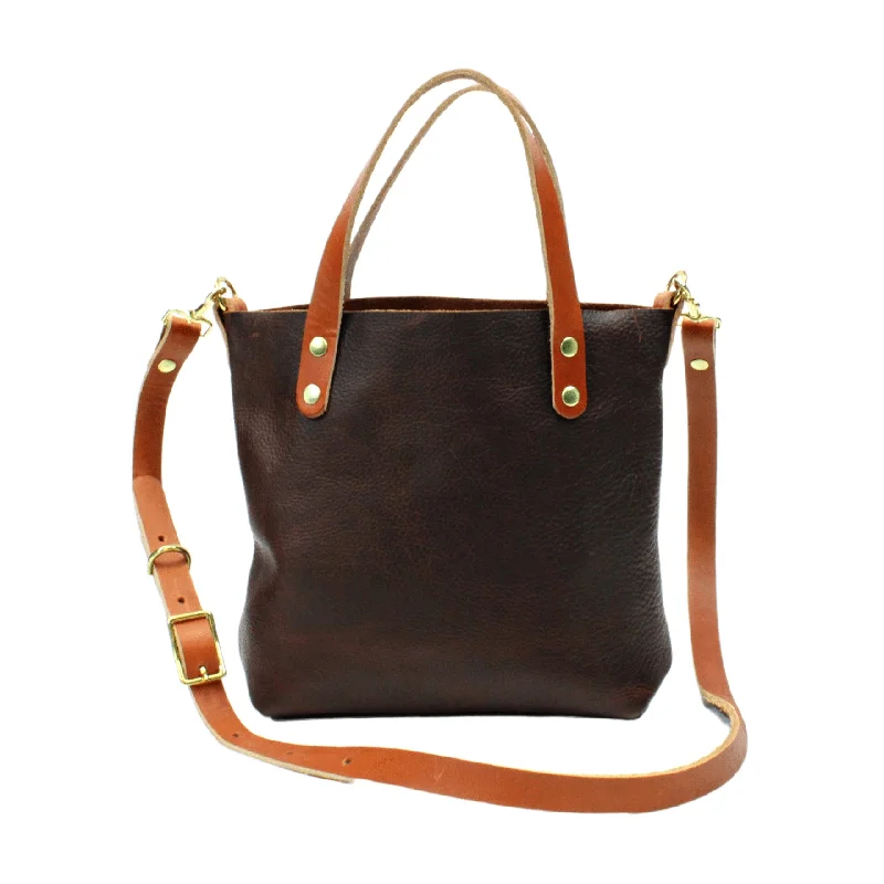 Dark Brown Leather Crossbody