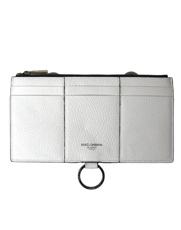 Dolce & Gabbana Elegant  Leather Crossbody Men's Cardholder