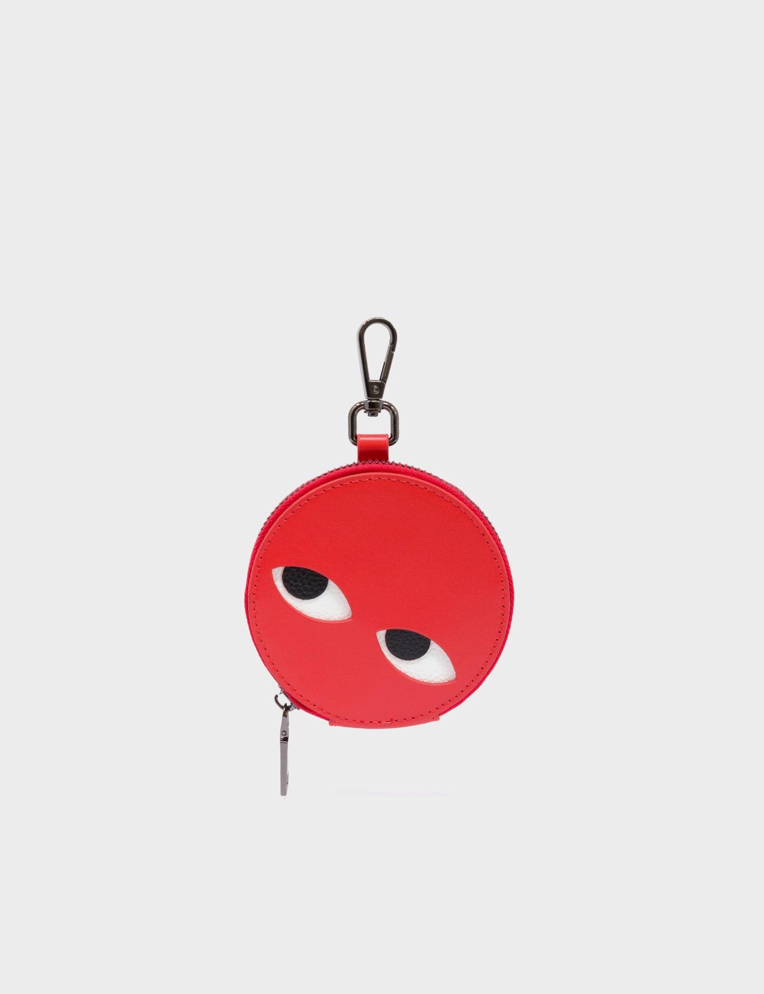 Dottie - Red Leather Pouch Charm