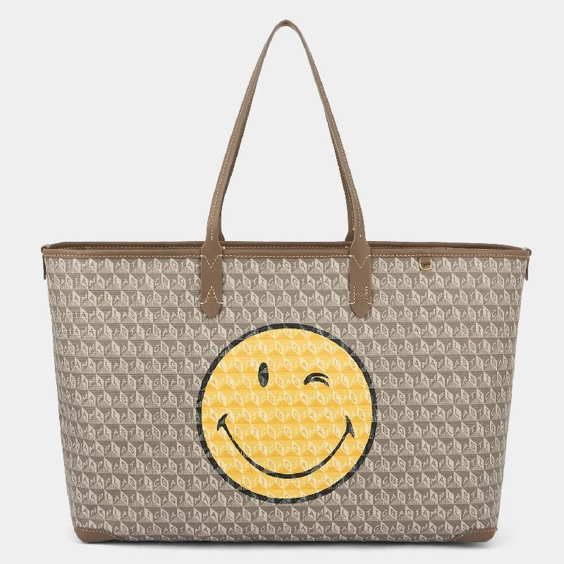 I Am A Plastic Bag Wink Zipped Tote