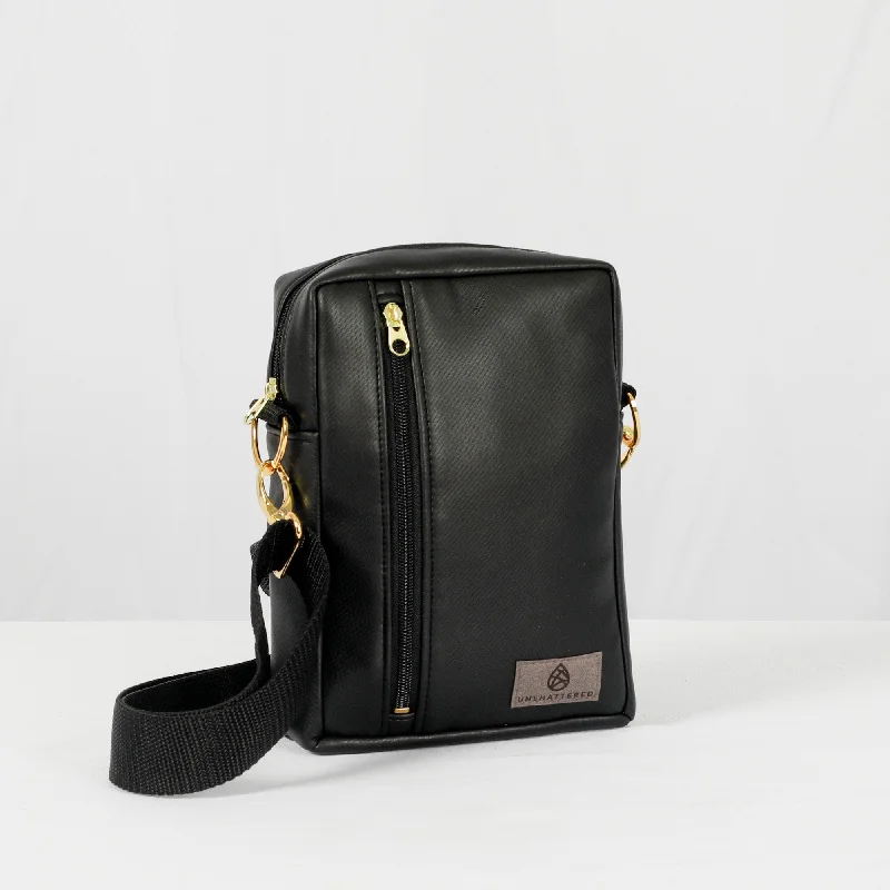 Black Vertical Errand Bag