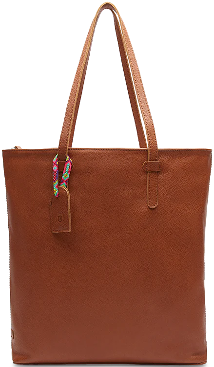 Market Tote- Brandy