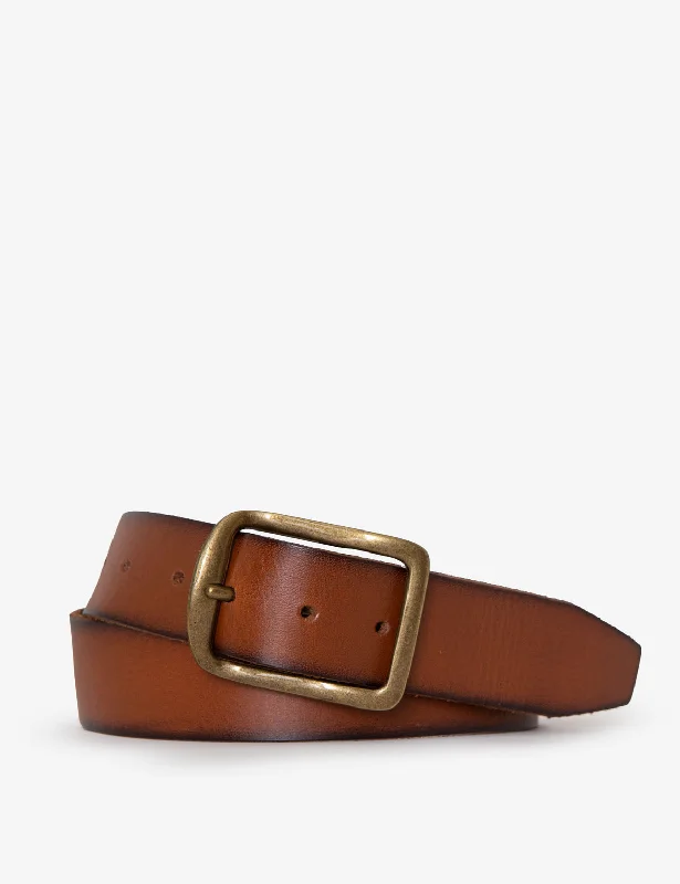 MENS 38MM BURNISHED BELT