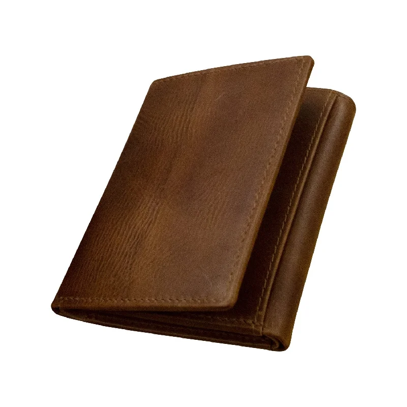 Men's Trifold Wallet with Back I.D.