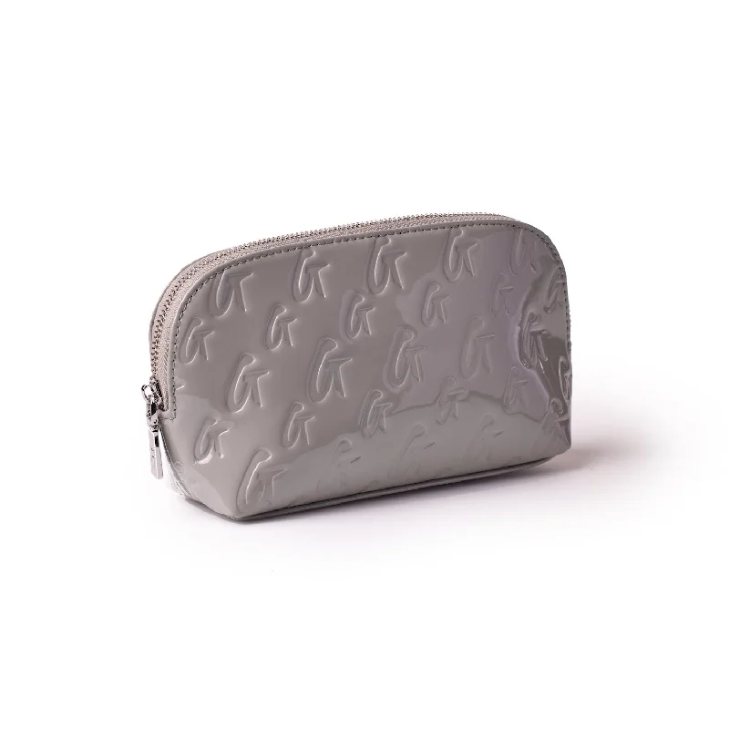 MONOGRAM COSMETIC POUCH MIRROR GRAY