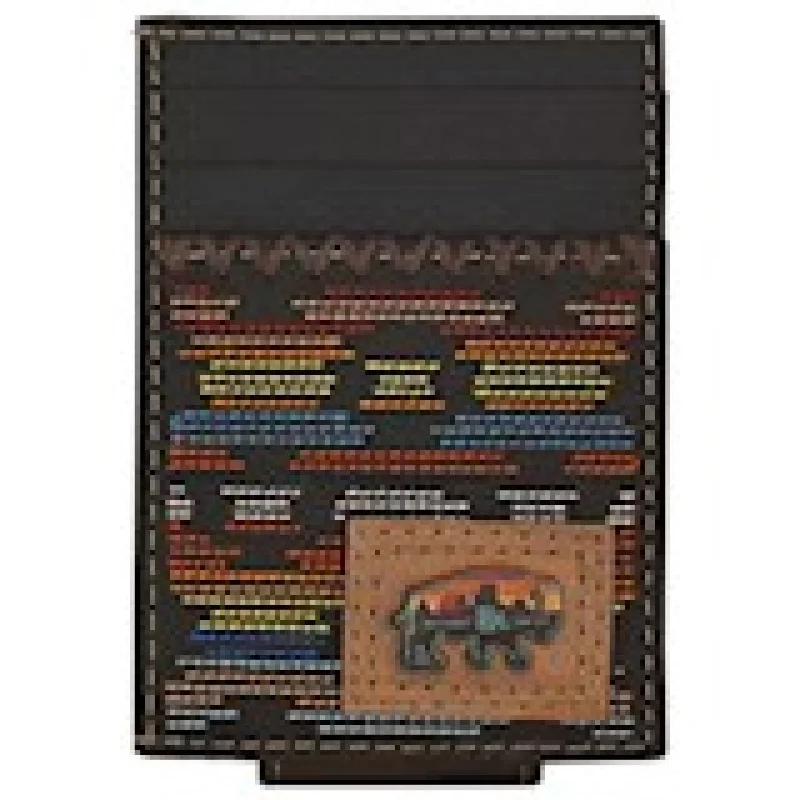 Red Dirt Hat Co Card Case Multicolored Stiched Serape Wallet