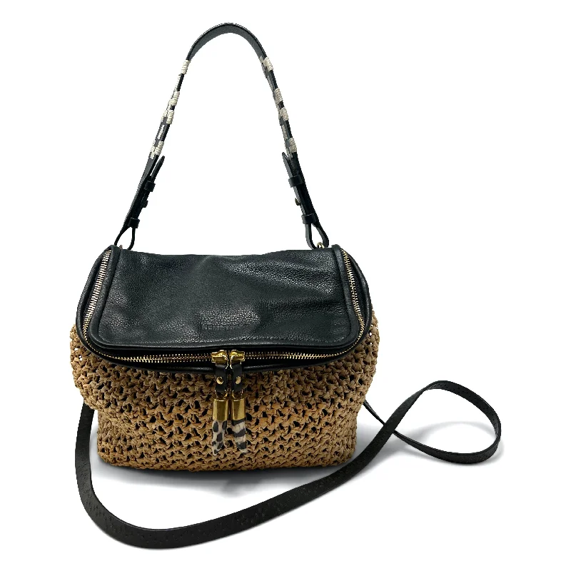 Natural Raffia Mesh Mini Rough Night Crossbody