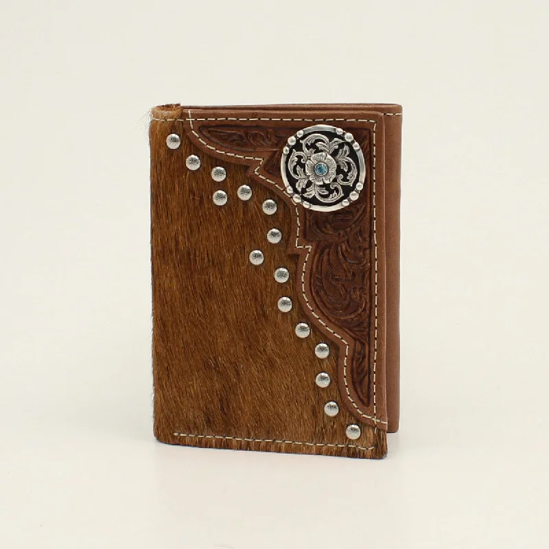 Nocona Calf Hair with Conco Tri-Fold Wallet