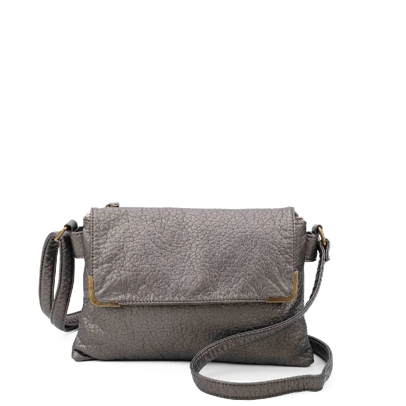 Paige Crossbody - Dark Silver