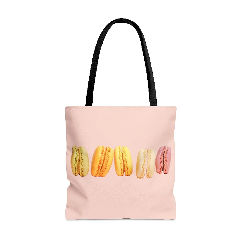 Pastel Macarons Shopping Tote Bag