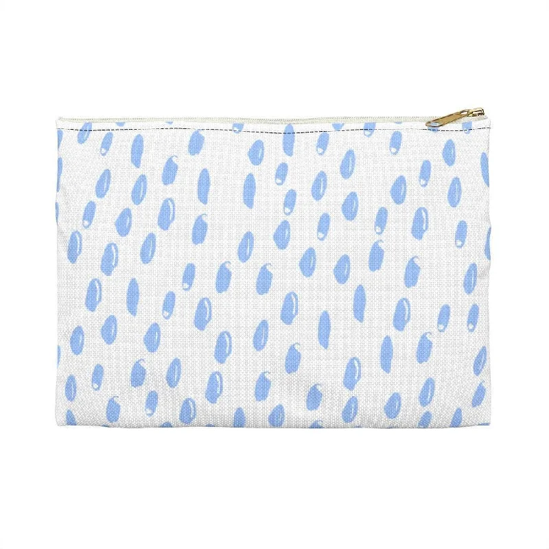 Blue and White Polka Dot Tote Bag