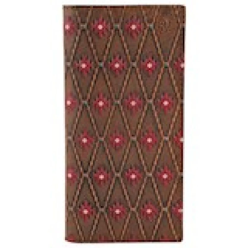 Red Dirt Hat Co Red Southwest Pattern Rodeo Wallet