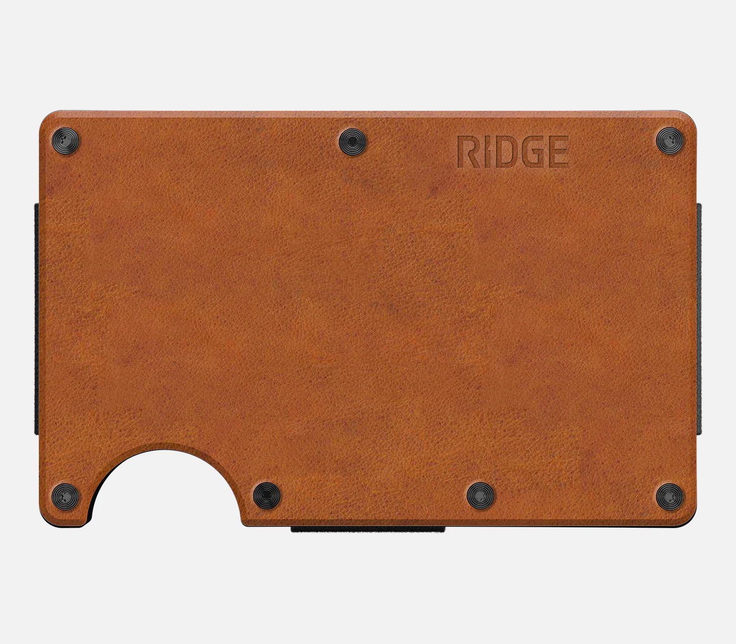 Ridge Wallet Cash Strap | Tobacco Brown Leather