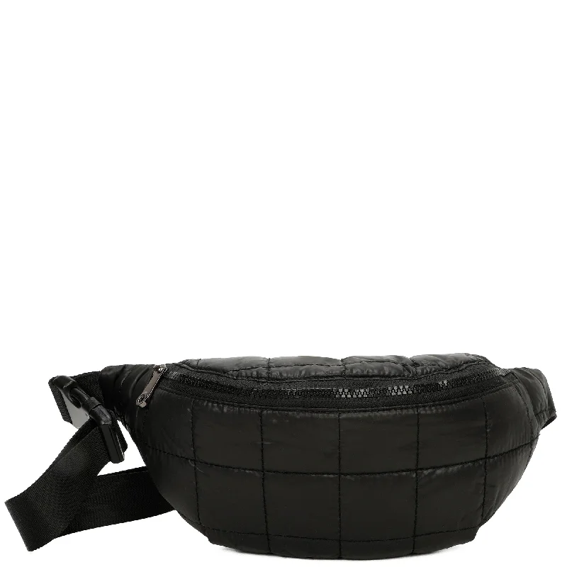 Riley's Puffer Bum Fanny Belt Bag - Black