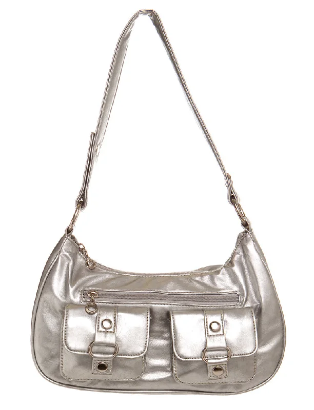 Saddie Satchel - Silver