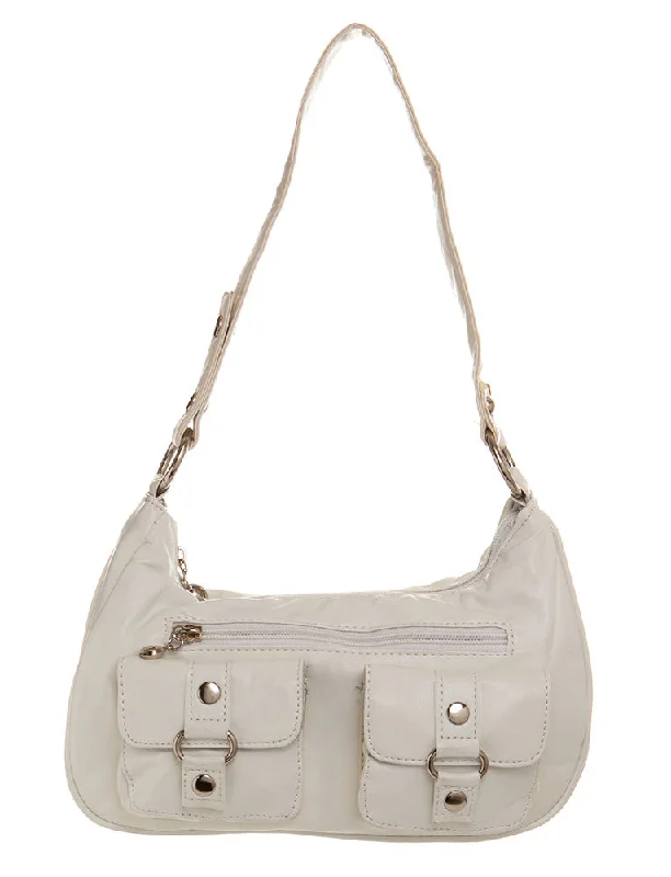 Saddie Satchel - White