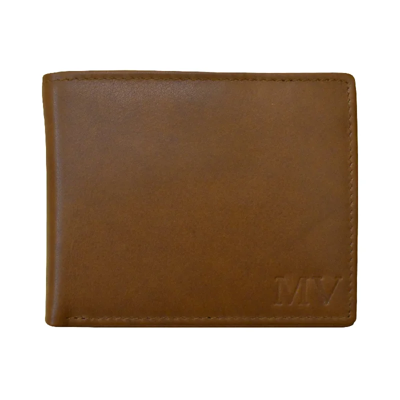 Men's Bifold Wallet with Back Slip Pocket