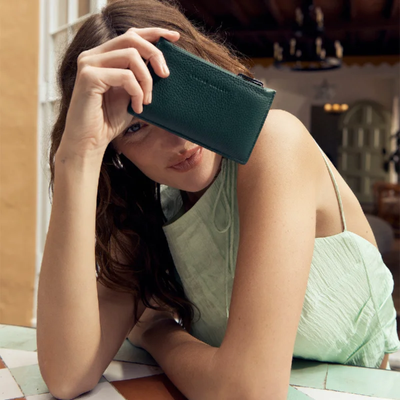 Status Anxiety Avoiding Things Cardholder Teal