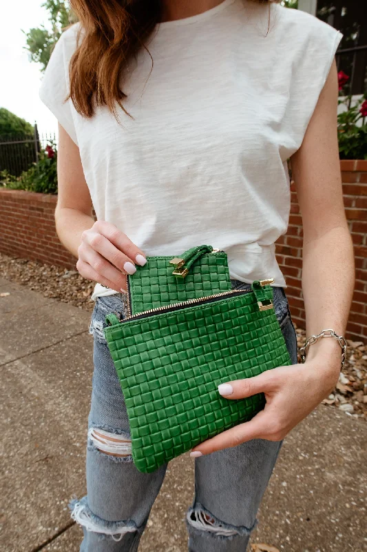 TIP Pouch (LOOPS) | Emerald Weave