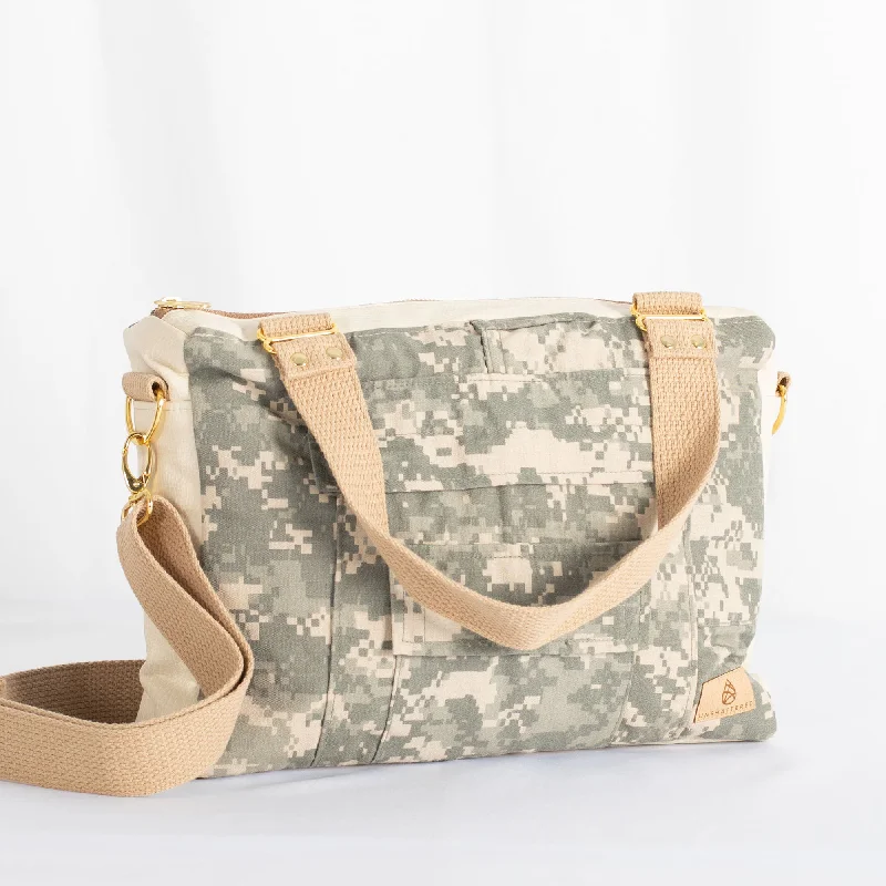 US Army Uniform Convertible Handbag (choice of accent color)