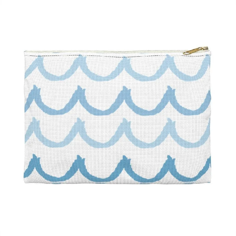 Waves Watercolor Travel Bag